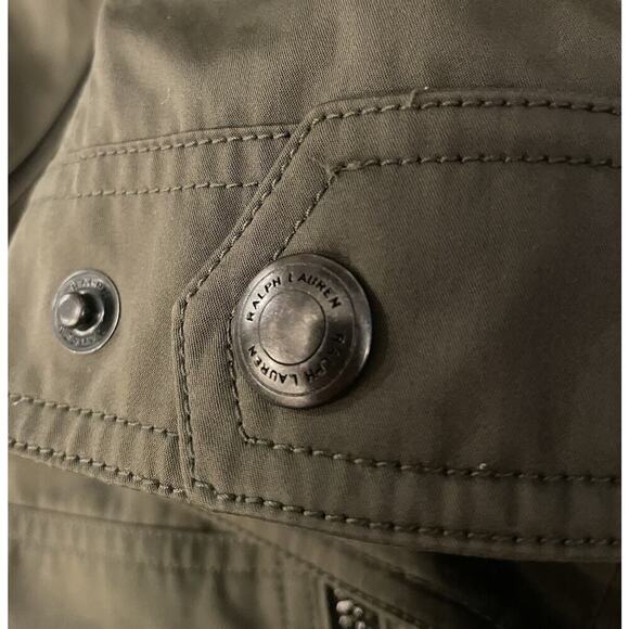 Ralph Lauren Purple Label Men’s Biker Bomber Jacket XL Green Zip Coat RRL Polo - Picture 13 of 16